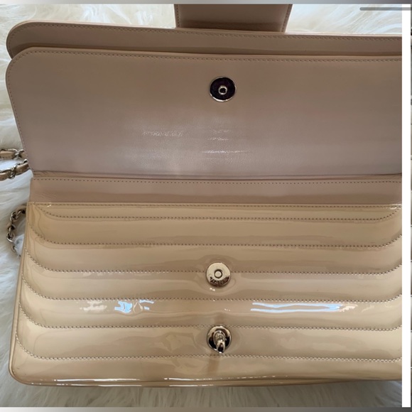 Chanel single flap nude/beige classic bag - Picture 6 of 15